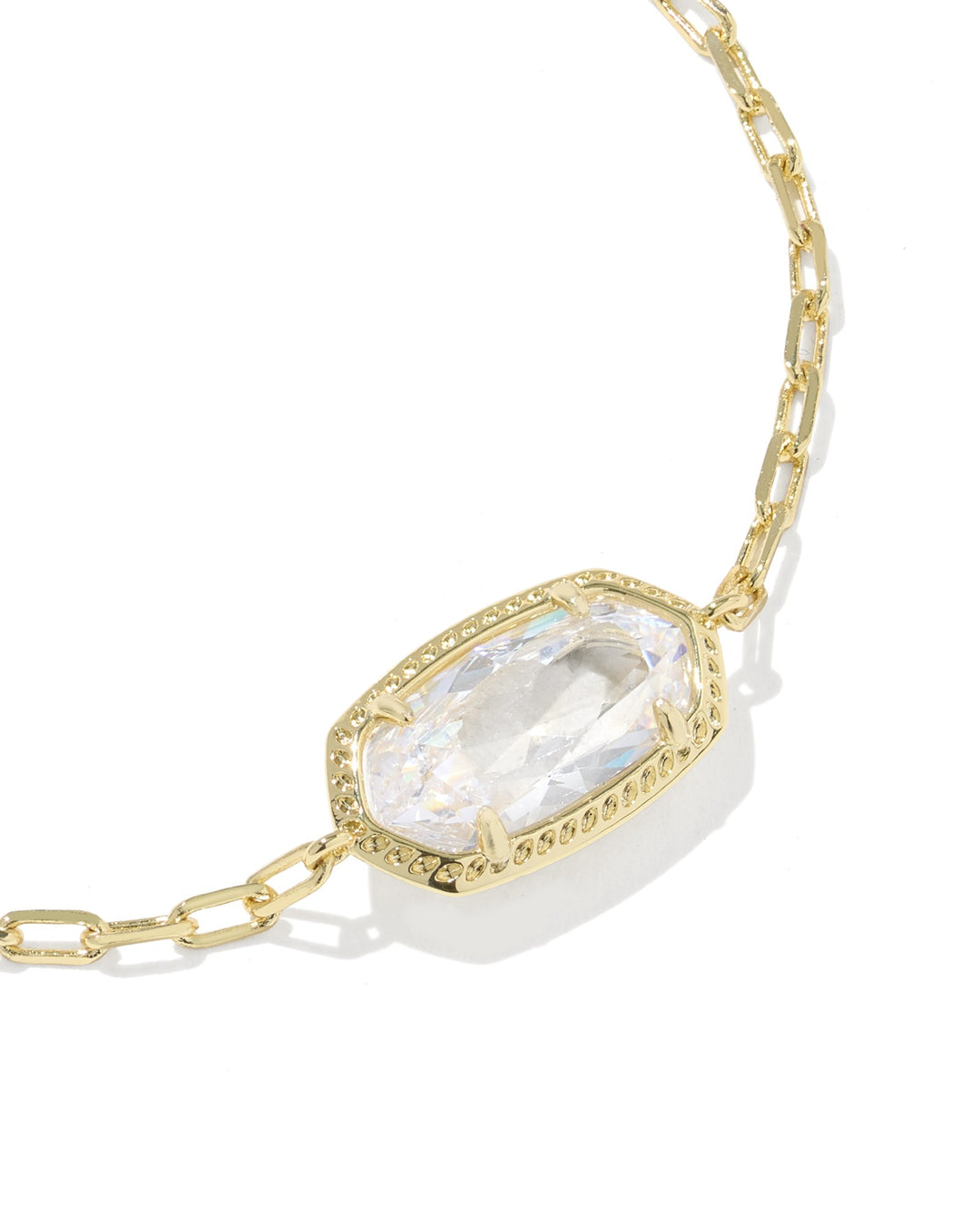 KENDRA SCOTT: ELAINA LUXE CHAIN BRACELET- GOLD/WHITE