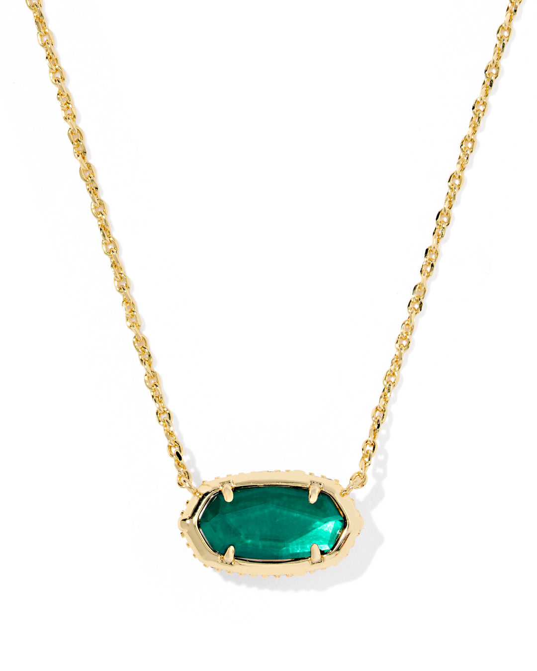 KENDRA SCOTT: GOLD DARK PINE ILLUSION ELISA BOW NECKLACE