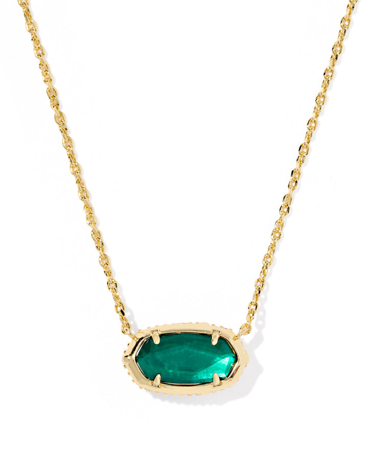 KENDRA SCOTT: GOLD DARK PINE ILLUSION ELISA BOW NECKLACE