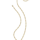 KENDRA SCOTT: PINK IRIDESCENT ELISA FIGARO CHAIN PENDANT