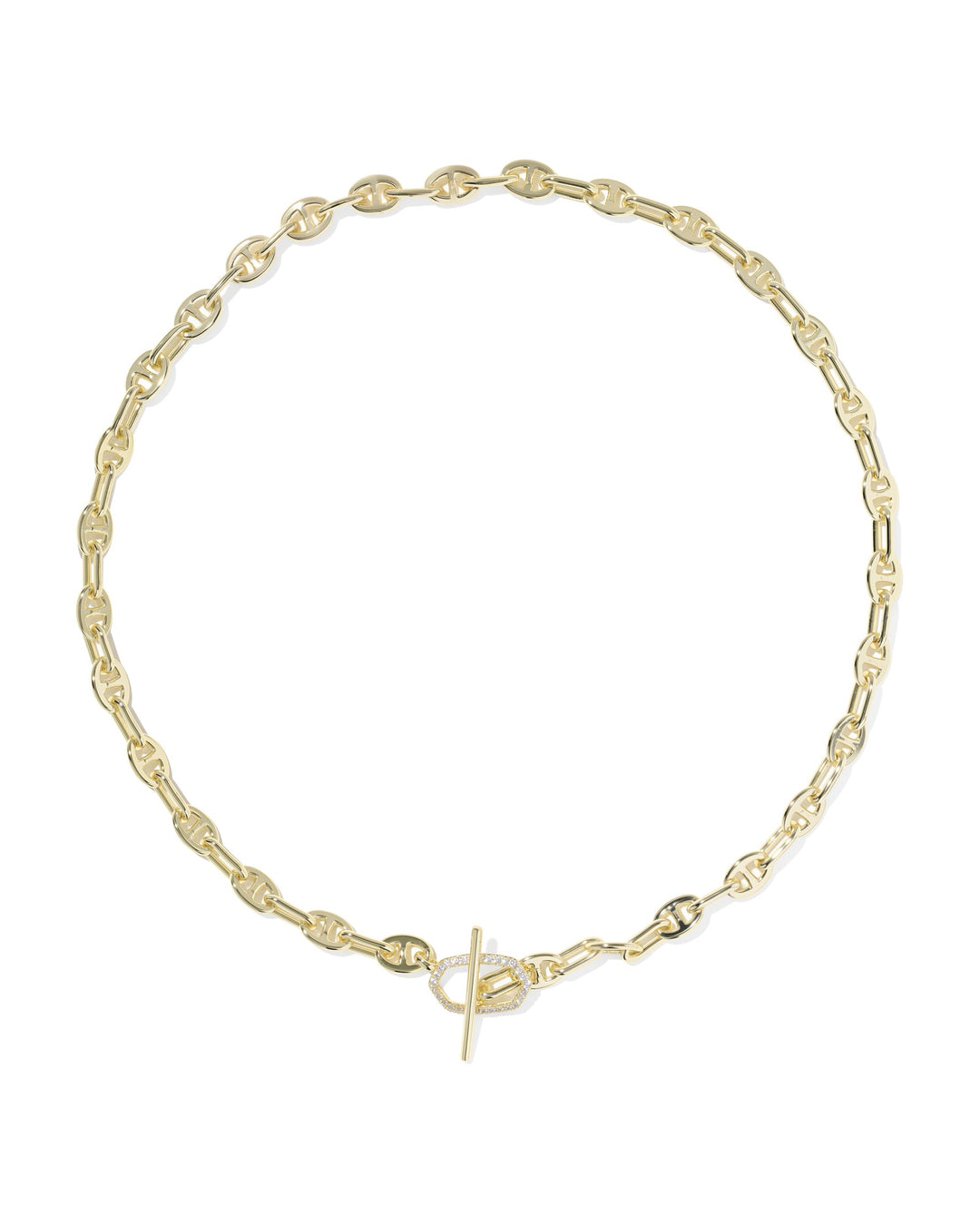 KENDRA SCOTT: ELISA TOGGLE LINK CHAIN NECKLACE-GOLD
