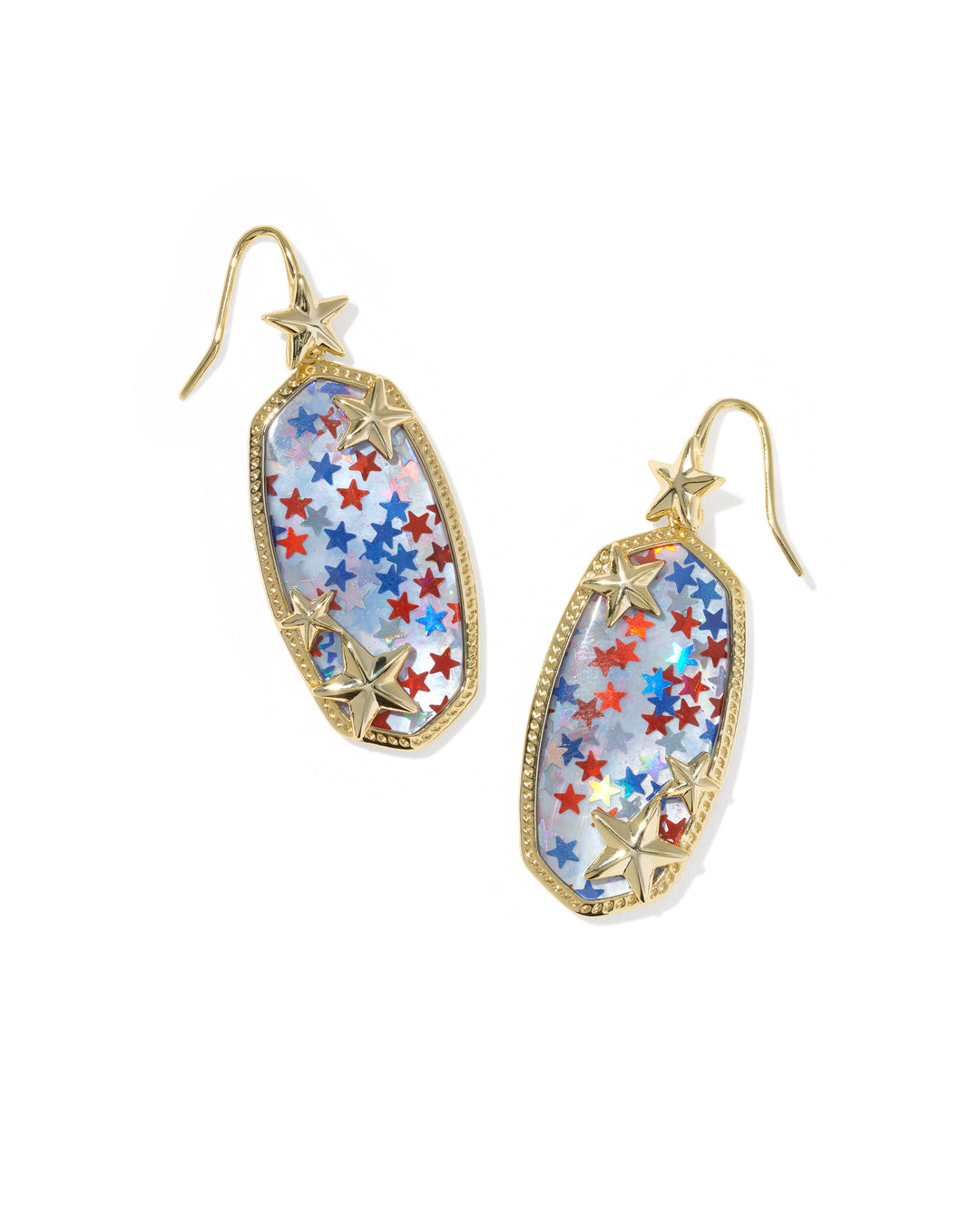 Kendra Scott: Elle Multi Star Drop Earrings - Gold