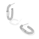 KENDRA SCOTT: EMERY HOOP RHODIUM