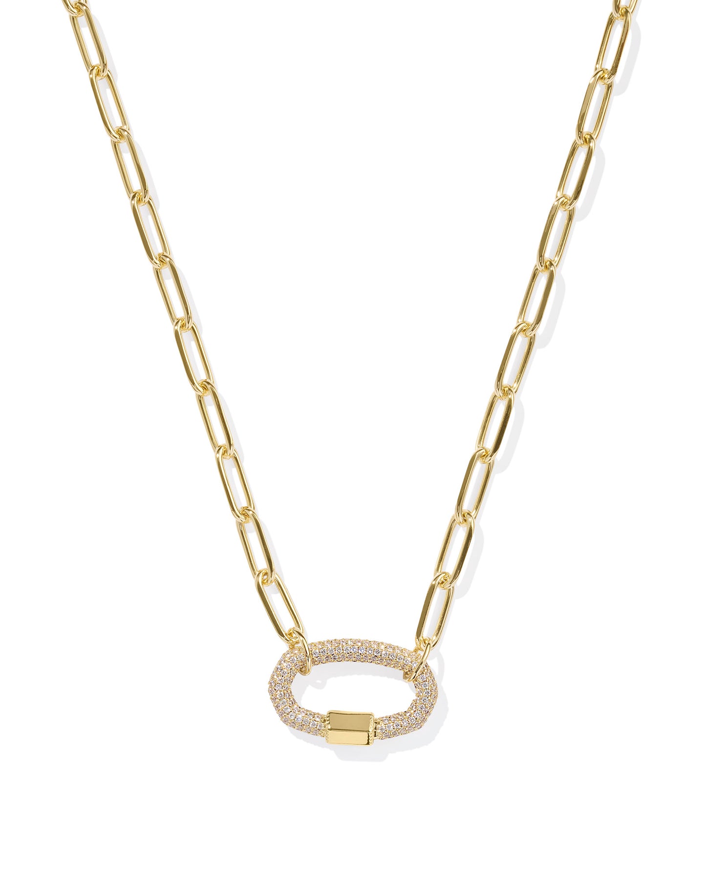 KENDRA SCOTT: EMERY LINK CHAIN NECKLACE GOLD