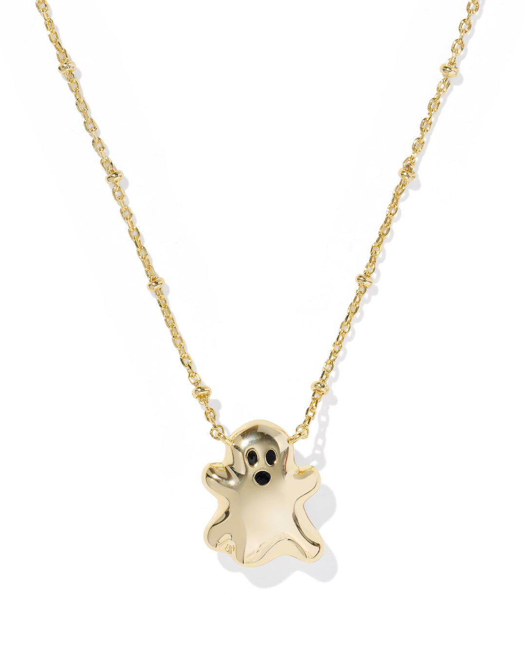 KENDRA SCOTT: GOLD GHOST PENDANT NECKLACE