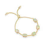 KENDRA SCOTT: OPALITE ILLUSION HALLIE CHAIN BRACELET