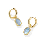 KENDRA SCOTT: SKY BLUE HALLIE HUGGIE EARRING