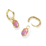 KENDRA SCOTT: SUNRISE WATERCOLOR ILLUSION HALLIE HUGGIE EARRING