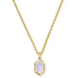 KENDRA SCOTT: OPALITE ILLUSION HALLIE PENDANT NECKLACE