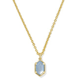 KENDRA SCOTT: SKY BLUE HALLIE PENDANT NECKLACE