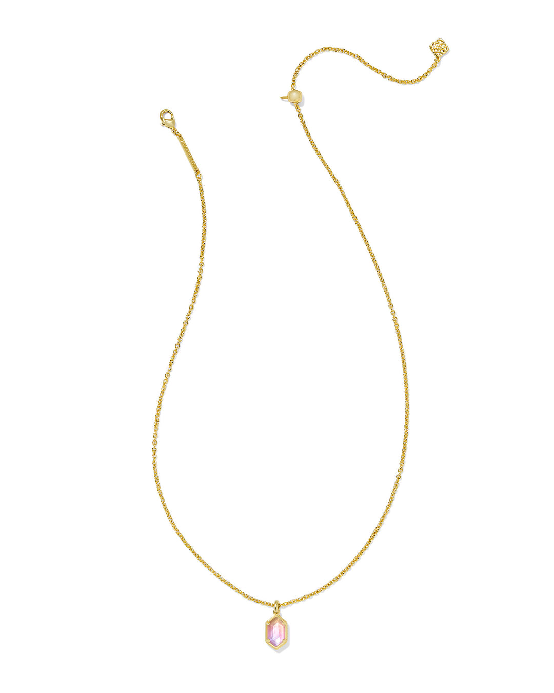KENDRA SCOTT: SUNRISE WATERCOLOR ILLUSION HALLIE PENDANT NECKLACE