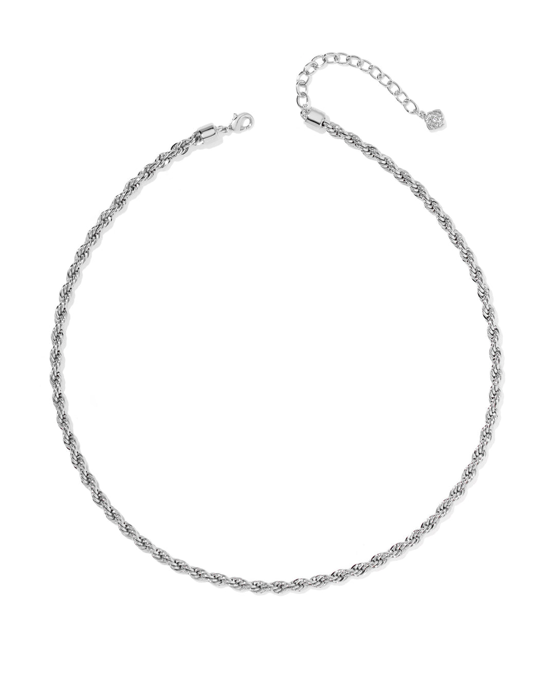 KENDRA SCOTT: RHODIUM ISABELLE CHAIN NECKLACE