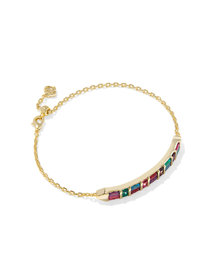 KENDRA SCOTT: GOLD CZ JAMIE CHAIN BRACELET