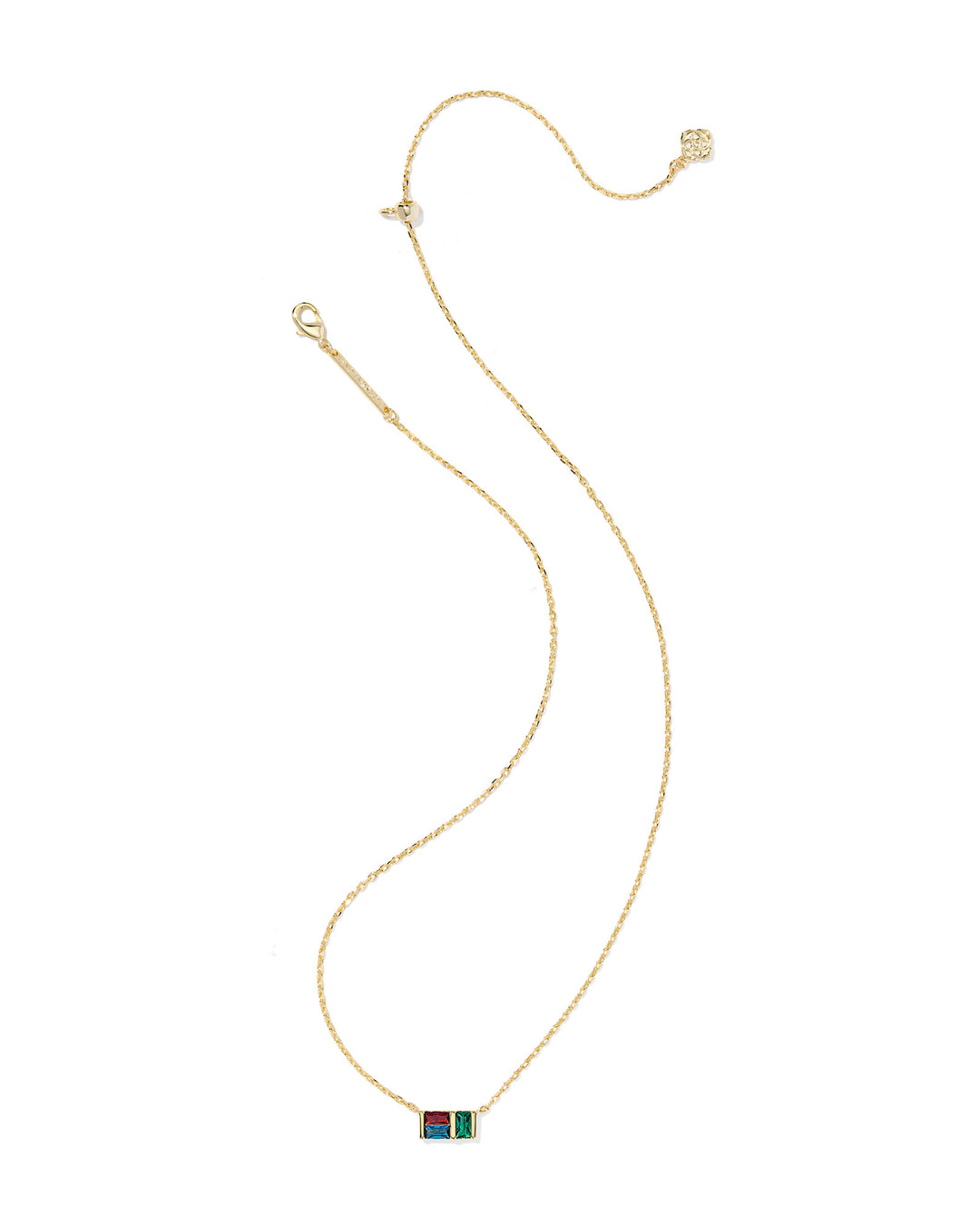 KENDRA SCOTT: GOLD MULTI JAMIE PENDANT NECKLACE