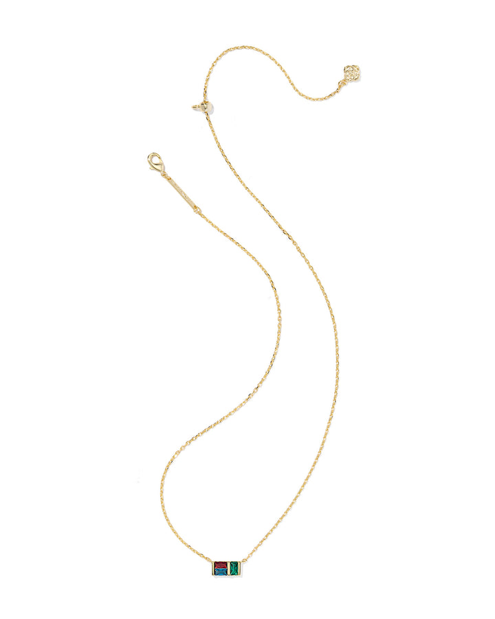 KENDRA SCOTT: GOLD MULTI JAMIE PENDANT NECKLACE