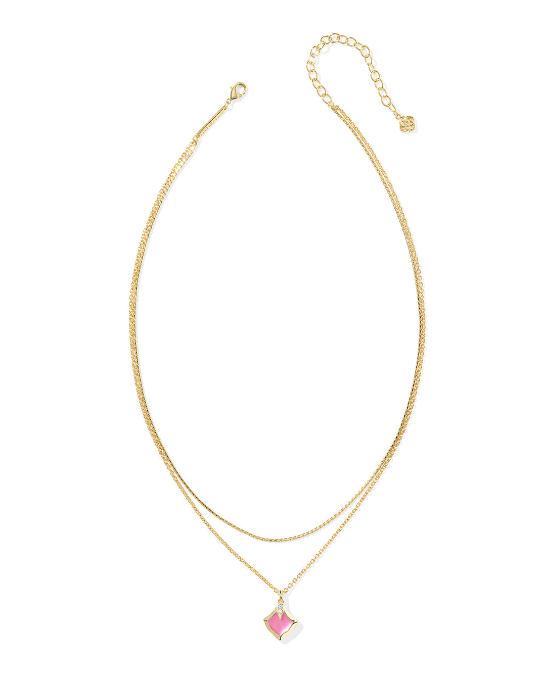 KENDRA SCOTT: AZALEA ILLUSION JOELLE MULTI STRAND NECKLACE