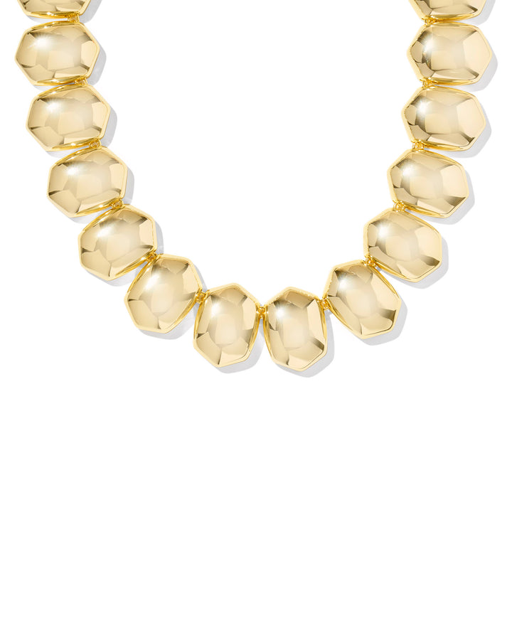 KENDRA SCOTT: GOLD KAITLIN STATEMENT NECKLACE