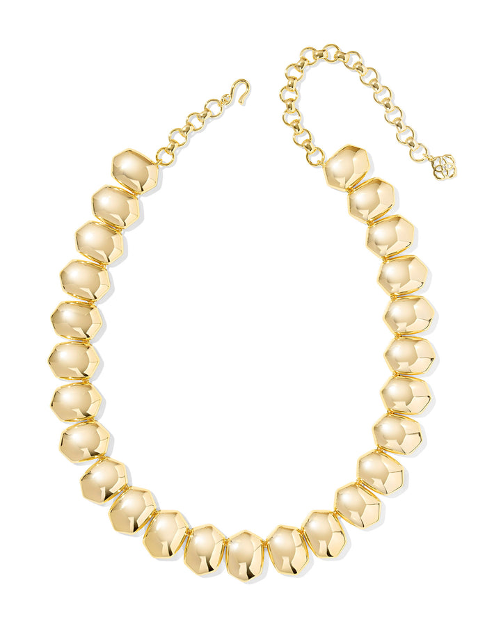 KENDRA SCOTT: GOLD KAITLIN STATEMENT NECKLACE