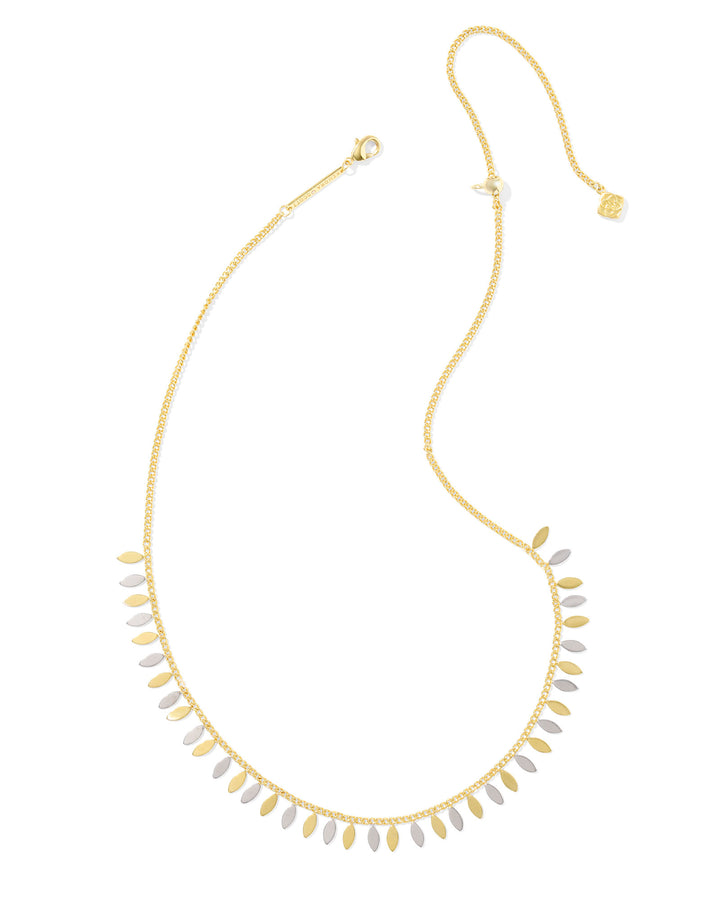 KENDRA SCOTT: MIXED METALS KAYLA STRAND NECKLACE