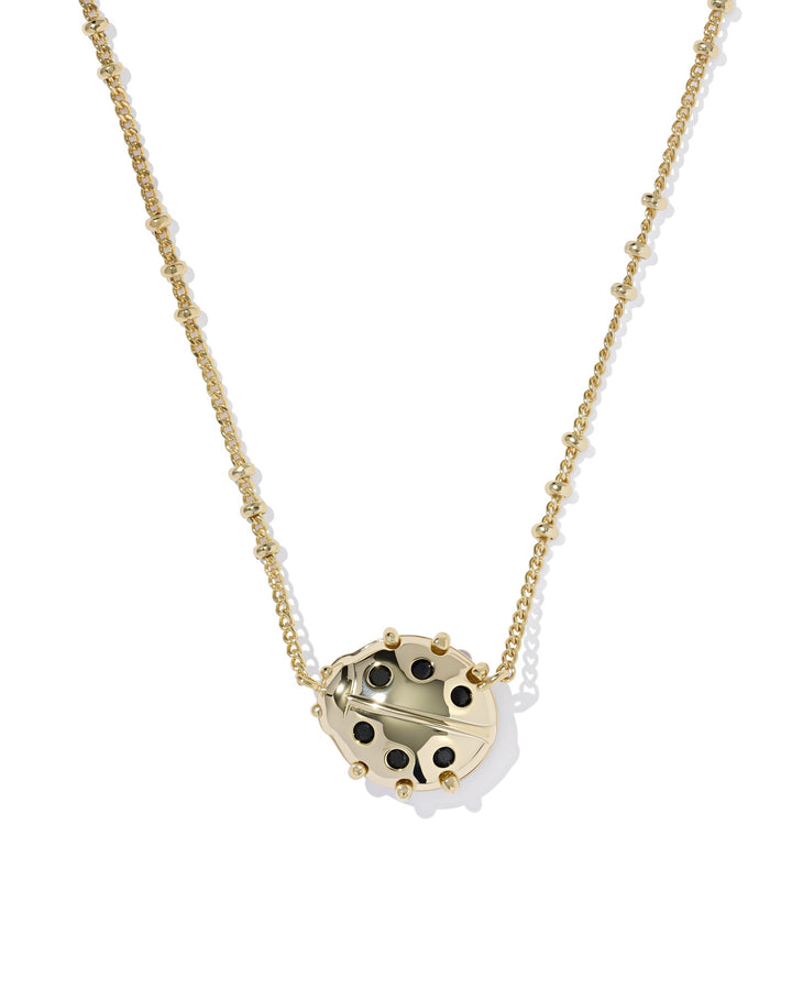 KENDRA SCOTT: LADYBUG PENDANT NECKLACE