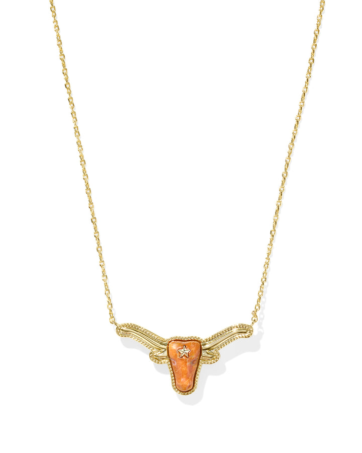 KENDRA SCOTT: GOLD LONGHORN PENDANT
