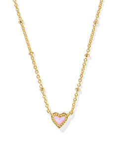 KENDRA SCOTT: MINI ARI HEART SATELLITE NECKLACE GOLD