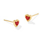 KENDRA SCOTT: MINI ARI HEART STUD GOLD