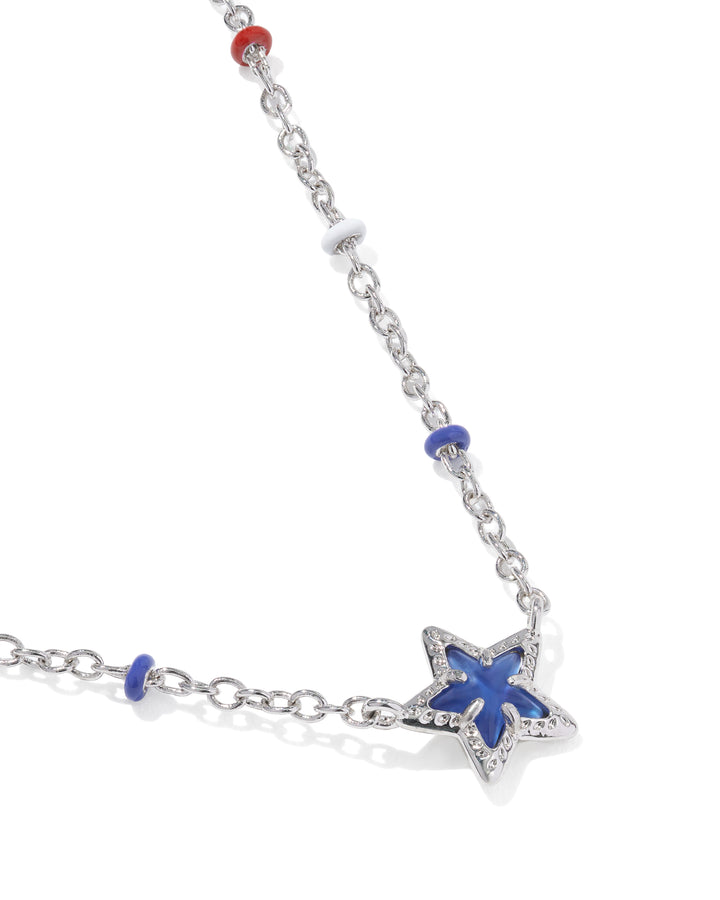 Kendra Scott: Mini Cassidy Short Pendant Necklace - Silver