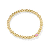 KENDRA SCOTT: CARNATION OPAL MINI ELAINA STRETCH BRACELET