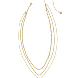 KENDRA SCOTT: AZALEA MINI ELISA TRIPLE STRAND NECKLACE