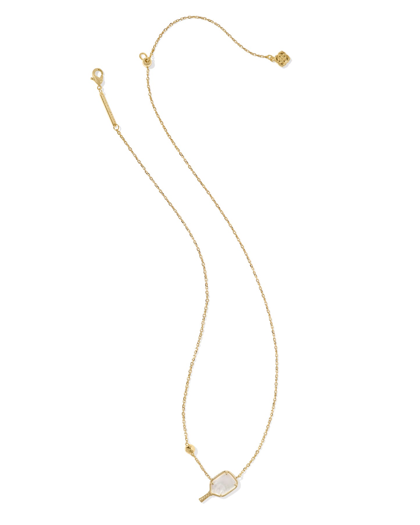 KENDRA SCOTT: PICKLEBALL NECKLACE GOLD