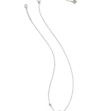 KENDRA SCOTT: PICKLEBALL NECKLACE RHODIUM