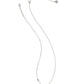 KENDRA SCOTT: PICKLEBALL NECKLACE RHODIUM