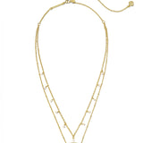 KENDRA SCOTT: ELISA PEARL MULTI STRAND GOLD IVORY MOP