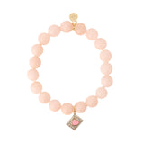 LOVE LETTER BEADED CHARM BRACELET