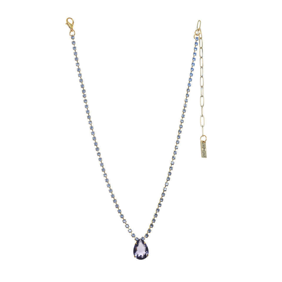 MILLI NECKLACE- TANZANITE/ LIGHT SAPPHIRE