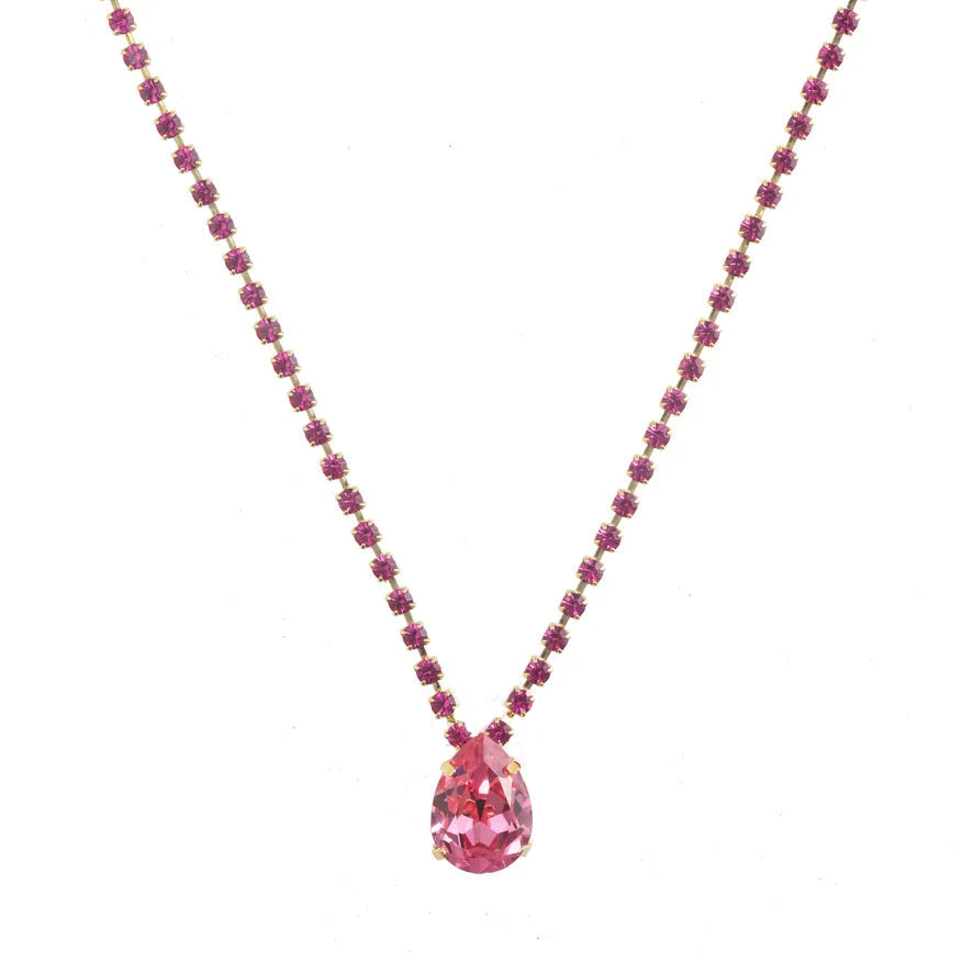 MILLI NECKLACE- ROSE/ FUSCHIA