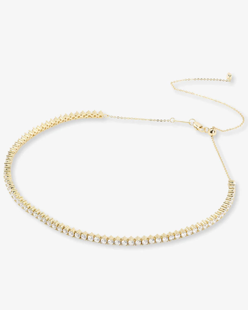 MELINDA MARIA: NOT YOUR BASIC GOLD TENNIS CHOKER