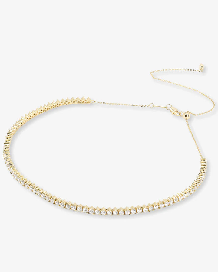 MELINDA MARIA: NOT YOUR BASIC GOLD TENNIS CHOKER