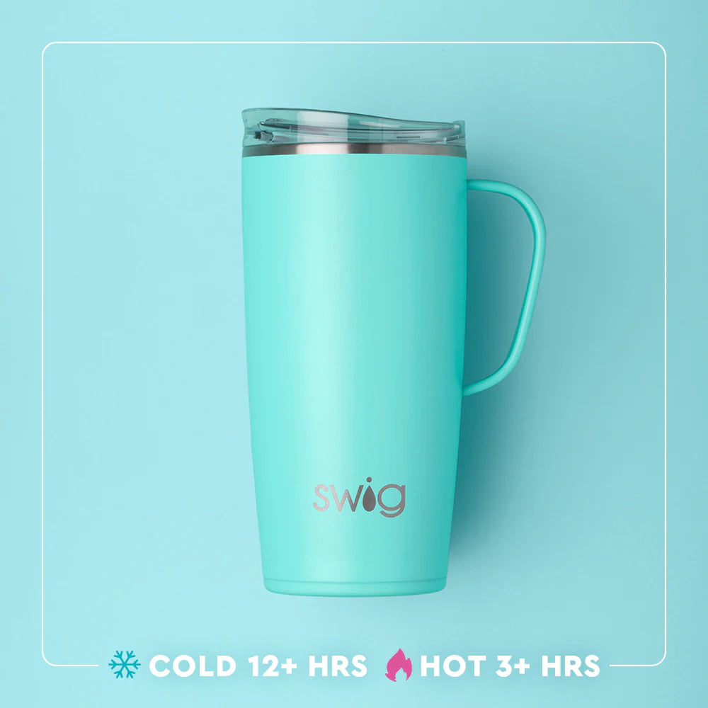SWIG: SUGAR PLUM SOLDIERS TRAVEL MUG- 22 OZ