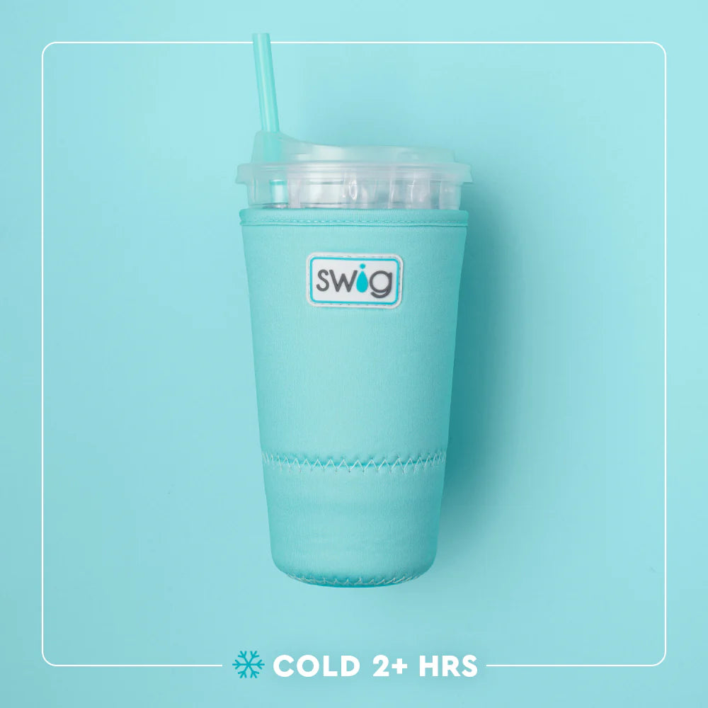 SWIG: BRITE STRIPE LARGE ICED CUP COOLIE