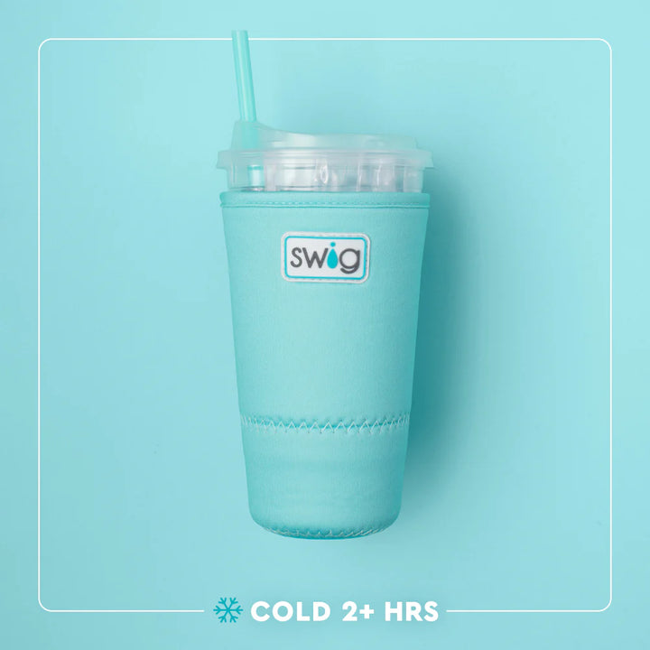 SWIG: BRITE STRIPE LARGE ICED CUP COOLIE