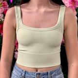 PISTACHIO CREAM SCOOP CHEVRON TANK
