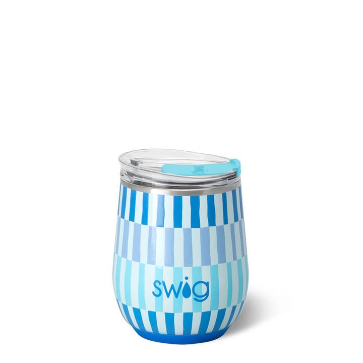 SWIG: GLACIER STRIPE STEMLESS WINE CUP