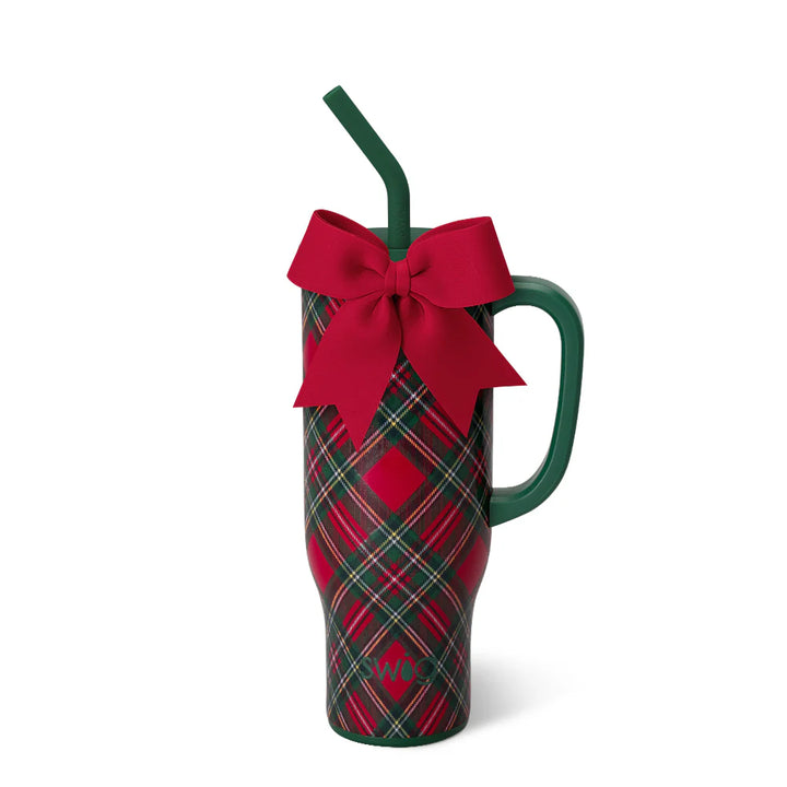 SWIG: CHRISTMAS PLAID MEGA MUG- 30 OZ