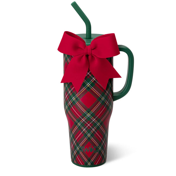 SWIG: CHRISTMAS PLAID MEGA MUG-40 OZ