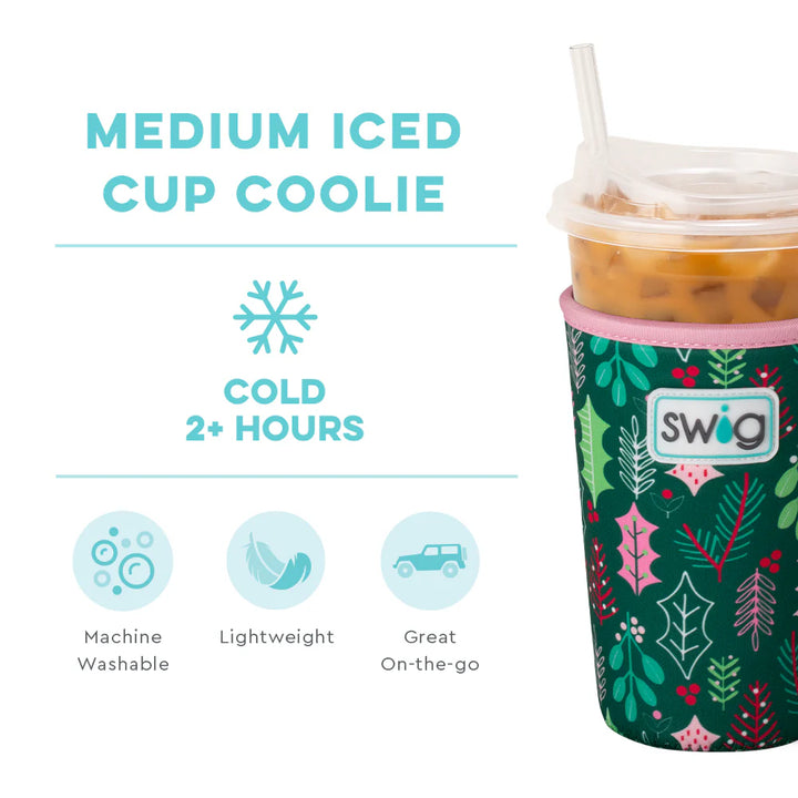 SWIG: MERRY MISTLETOE MEDIUM ICED CUP COOLIE