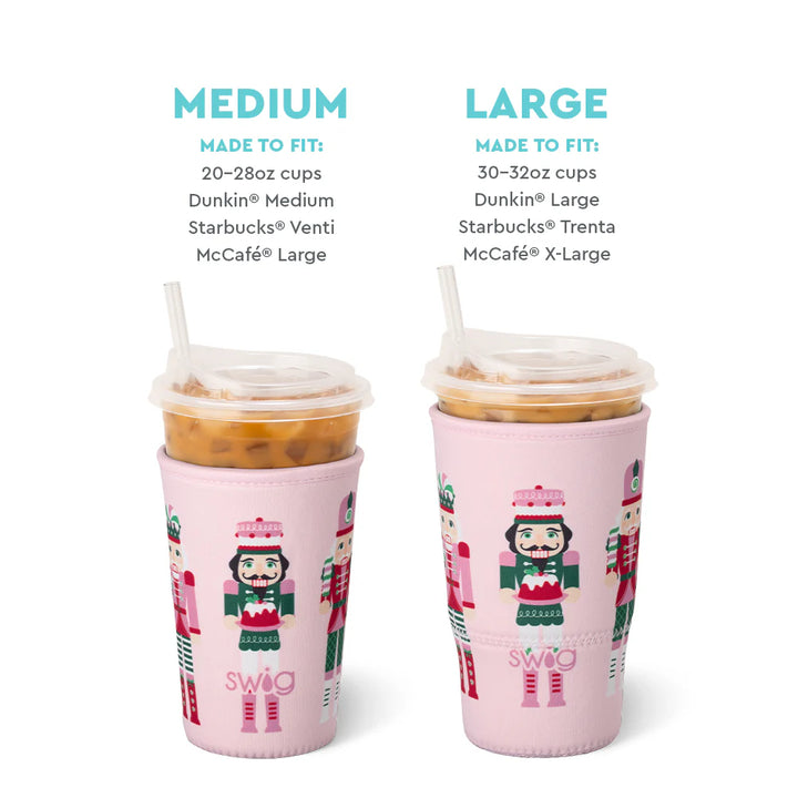 SWIG: SUGAR PLUM SOLDIERS MEDIUM ICED CUP COOLIE
