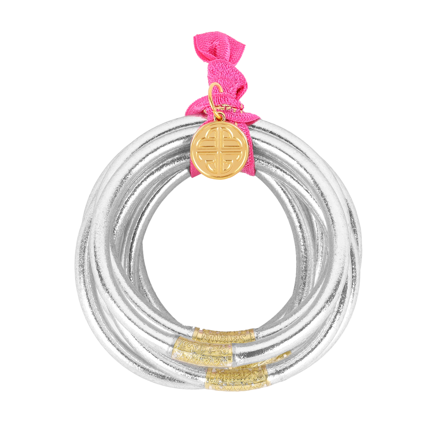 BuDhaGirl All Weather Bangles: Silver