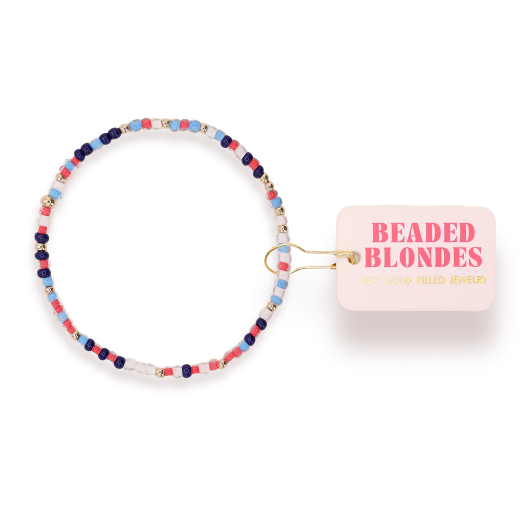 BEADED BLONDES: SPRINKLE BRACELET - BOMB POP